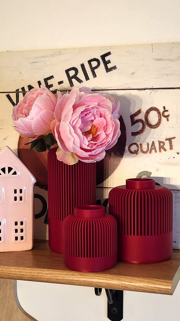 Lot de 3 Vases Emboîtables Solea – Personnalisables & Fabriqués en France – Image 3