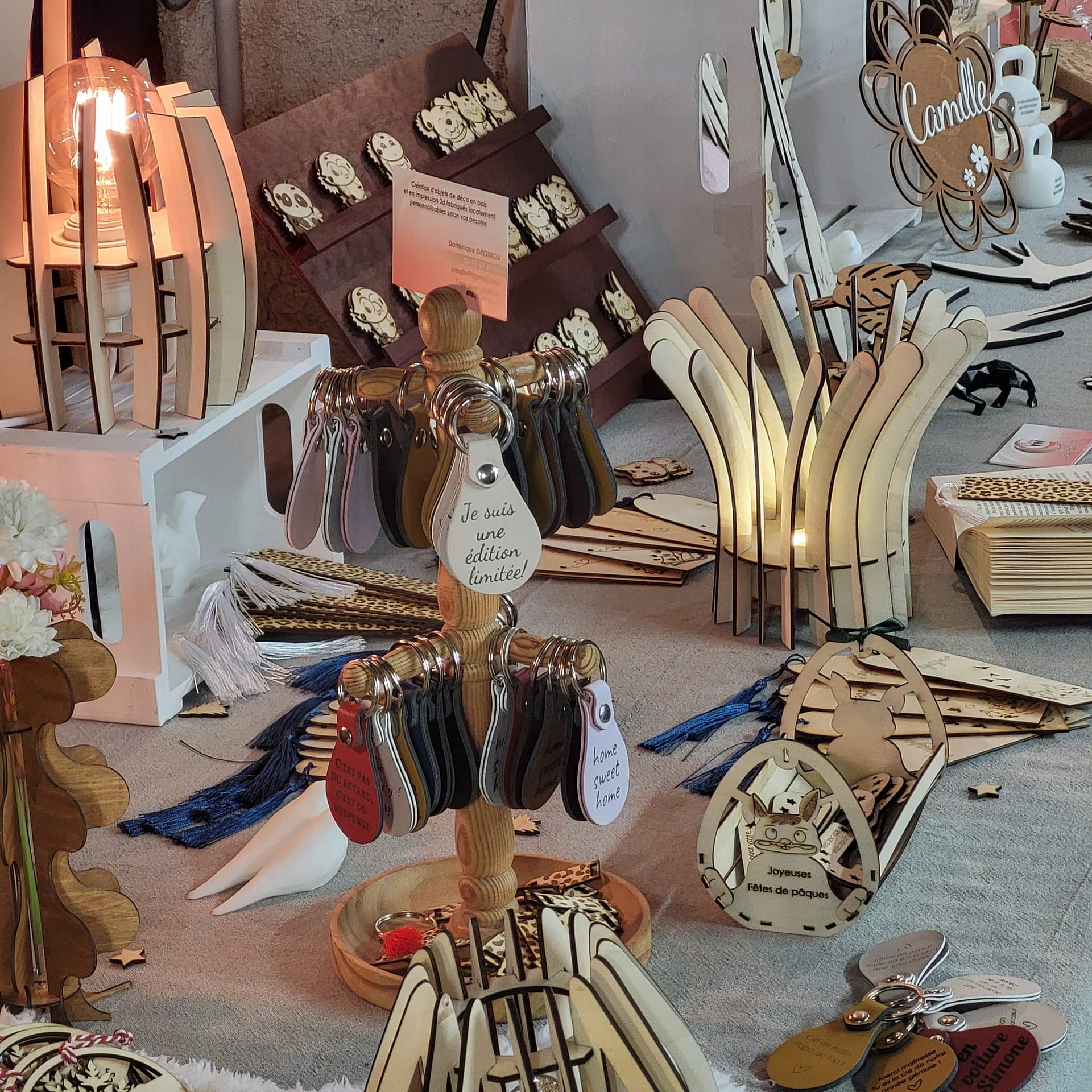 Objet en bois personnalisé