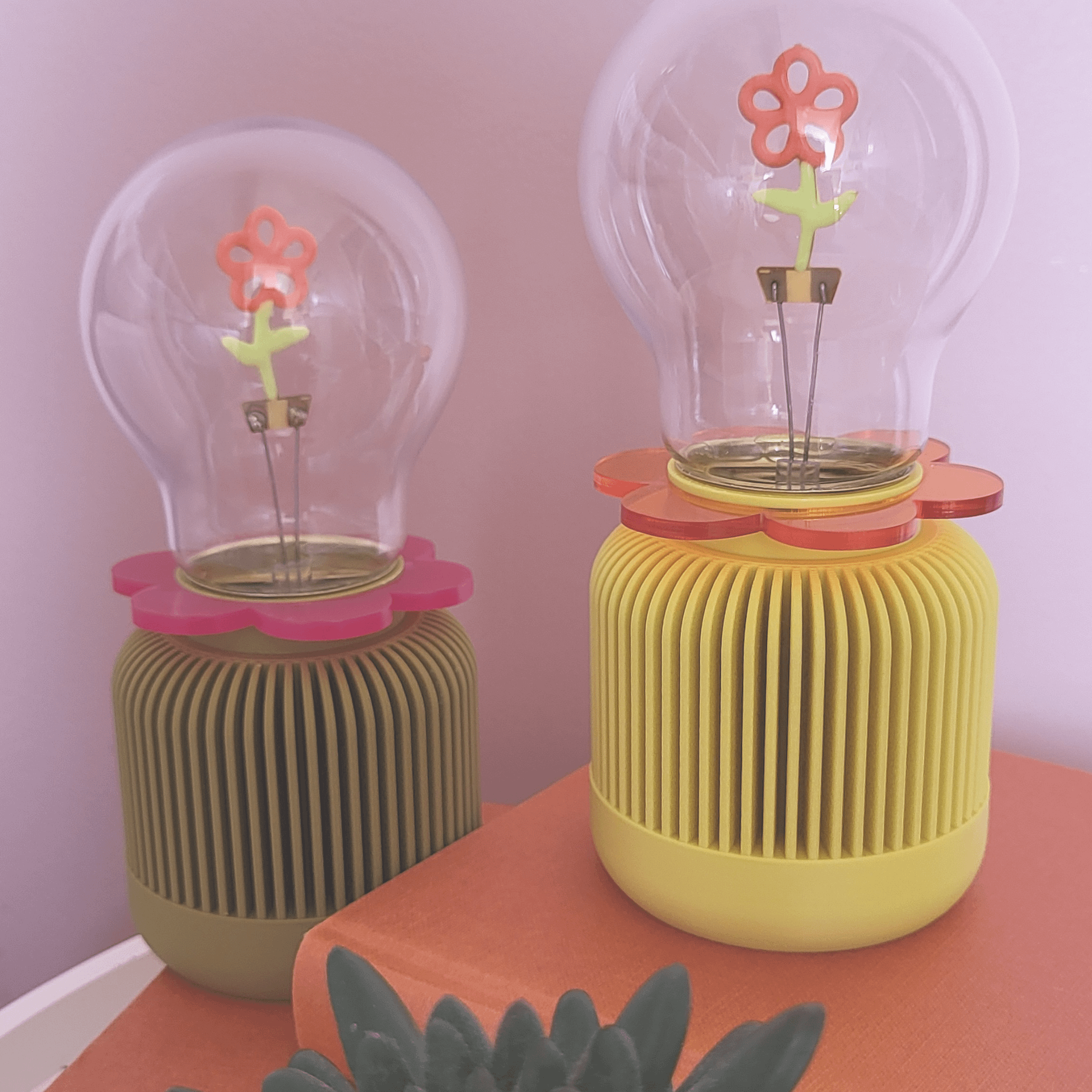 Lampe flowers en impression 3D